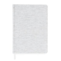 Tailored Journal, Shoreline Stripe – Lined Hardcover Notebook with Ribbon Bookmarks