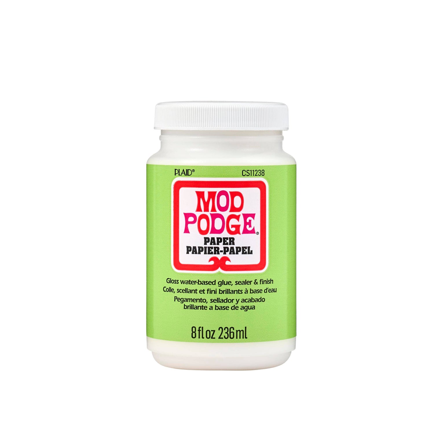 Mod Podge Paper Gloss – 8 oz (All-in-One Glue, Sealer & Finish for Paper Crafts)