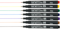 Studio Series Color Micro-Line Pen Set 7 Colors 0.5 mm – Fine Tip Archival Ink Pens