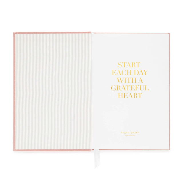 Gratitude Journal, Sage – Hardcover Daily Reflection Notebook with Foil Stamp