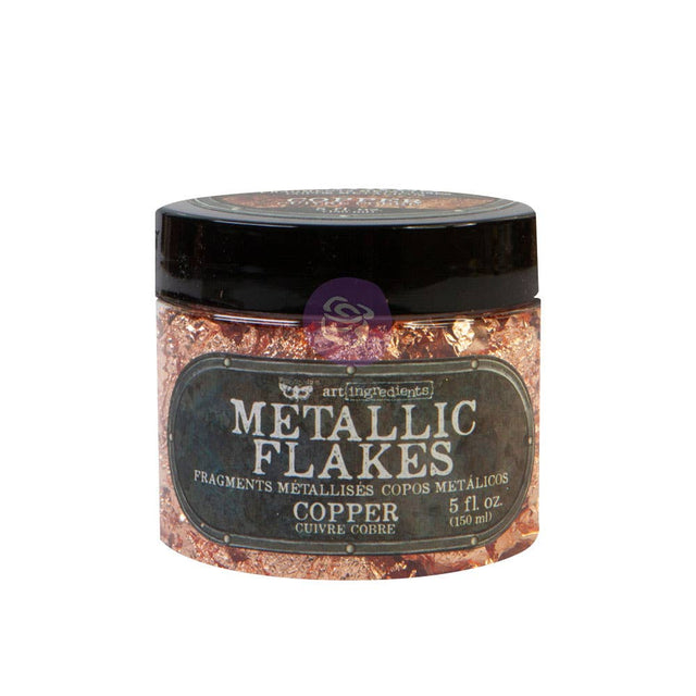 Prima Marketing Art Ingredients Metal Flakes Copper – 30g Craft Flakes Jar