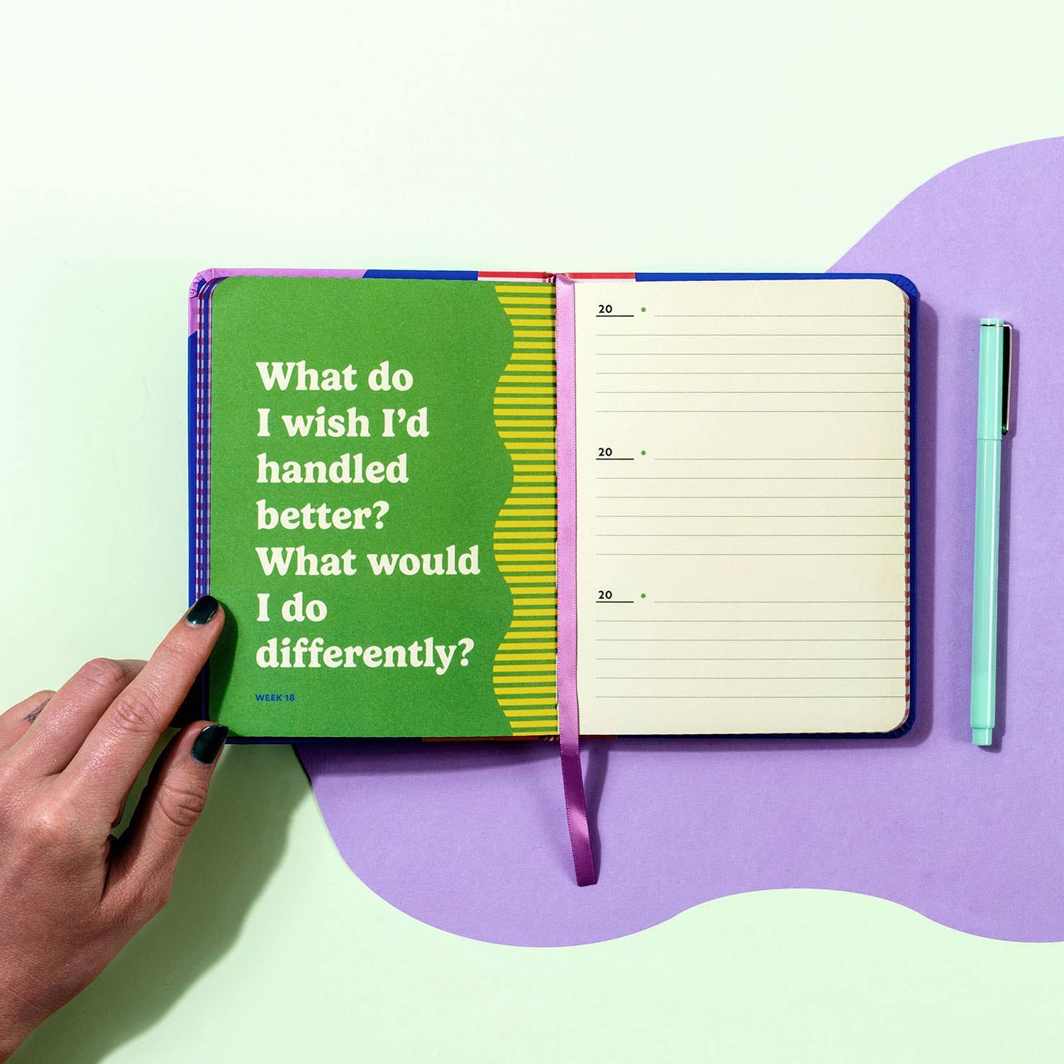 3-Year Journal – Weekly Guided Reflection & Personal Growth Q&A Journal - 4.75 x 6 Inch