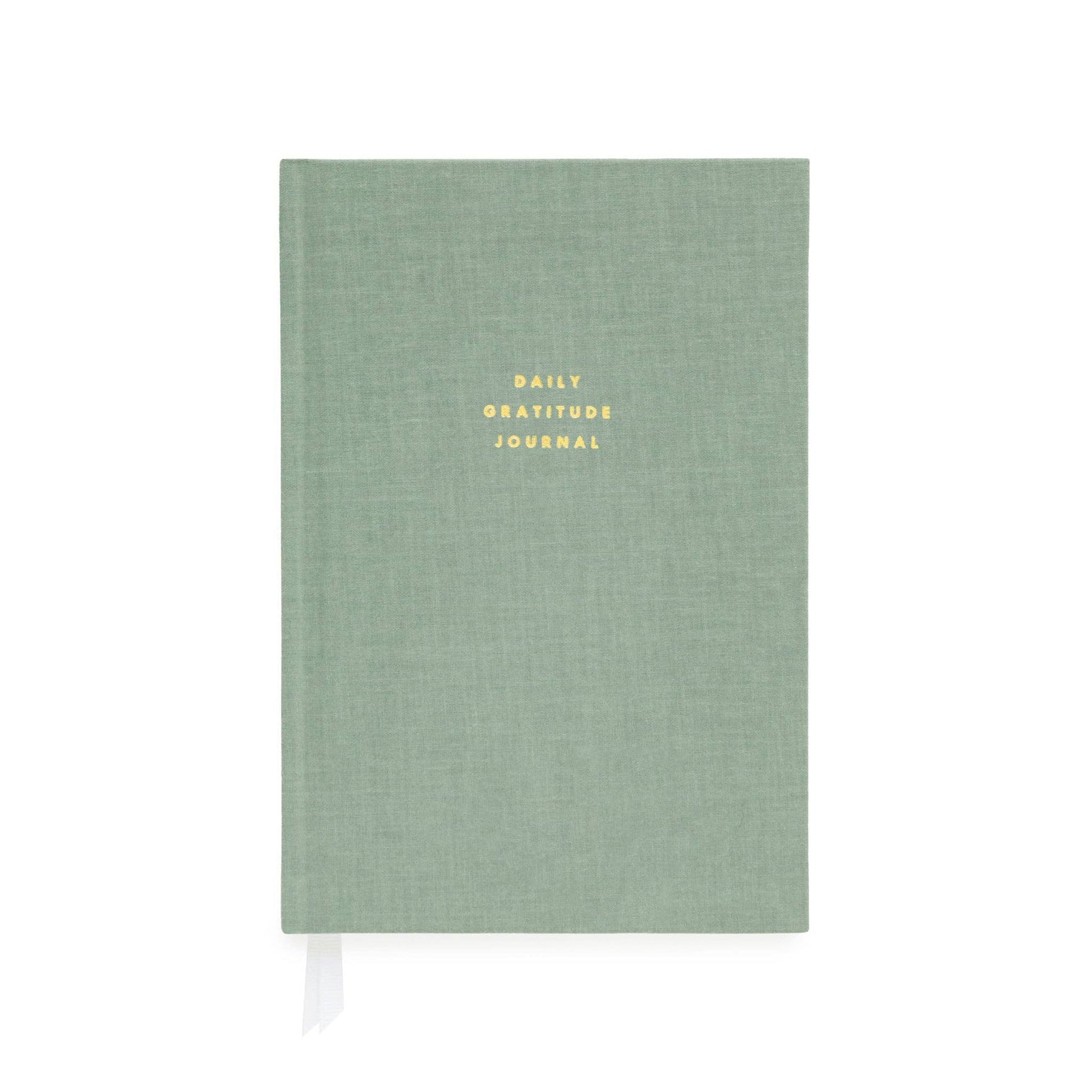 Gratitude Journal, Sage – Hardcover Daily Reflection Notebook with Foil Stamp
