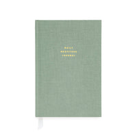 Gratitude Journal, Sage – Hardcover Daily Reflection Notebook with Foil Stamp