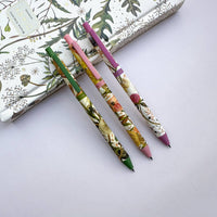 ArtClick Pen, Bloom – (Single Pen) Soft Touch Click Ballpoint Pen .5mm Black Ink, BV by Bruno Visconti