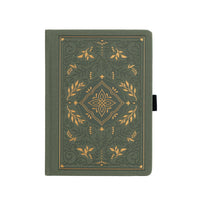 Storybook in Vintage Olive Lined Notebook by Archer & Olive, A5 Linen Journal with 160 gsm Lined Pages