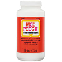 Mod Podge Gloss – All-in-One Glue, Sealer & Finish (Clear Gloss Formula)