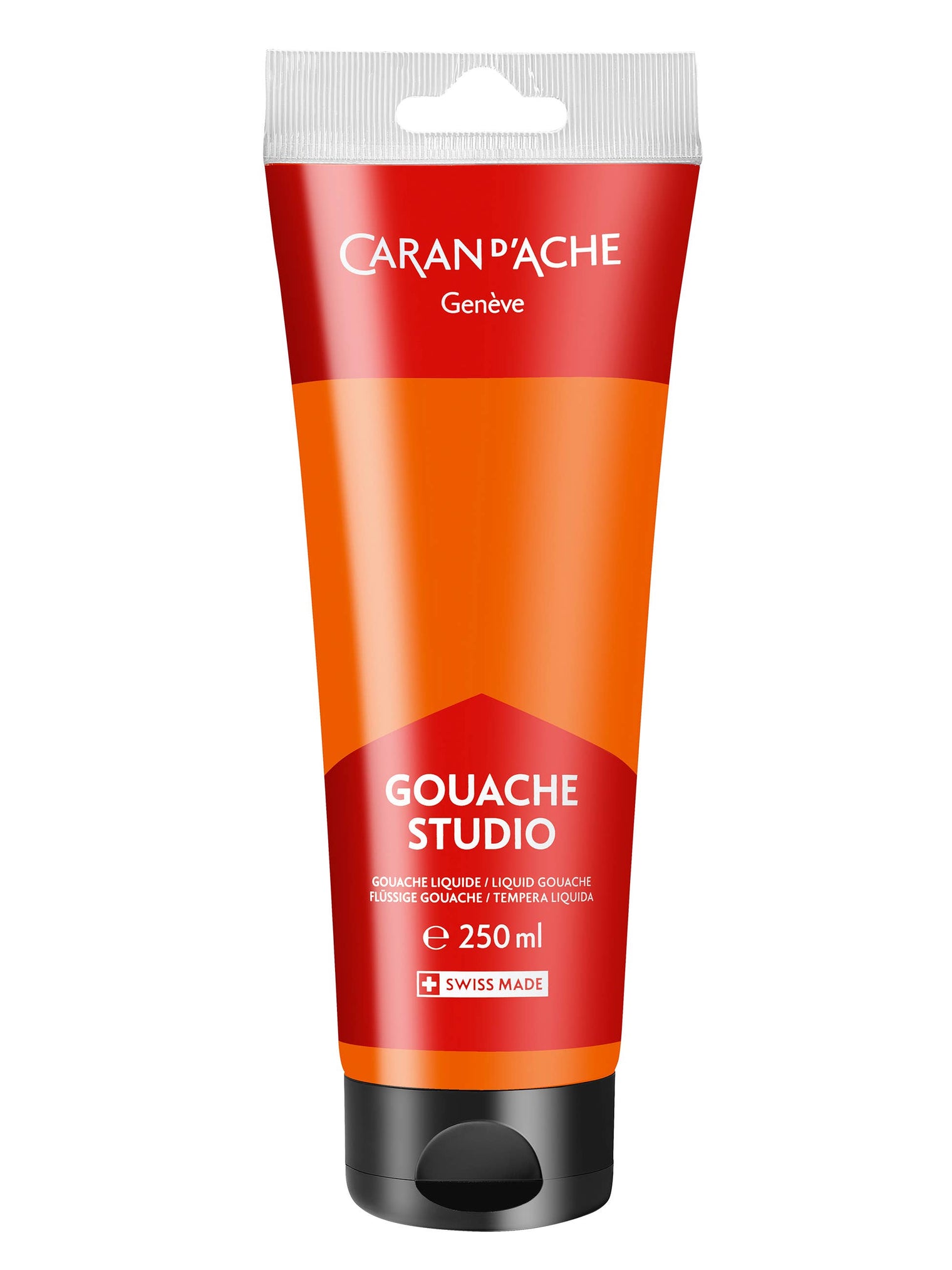 Caran d’Ache Orange Gouache Paint Tube 250ml – Water-Based Gouache Paint