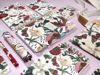 Peonies Notebook – Ruled Journal 8.27 x 5.83 in, 40 Pages, BV by Bruno Visconti