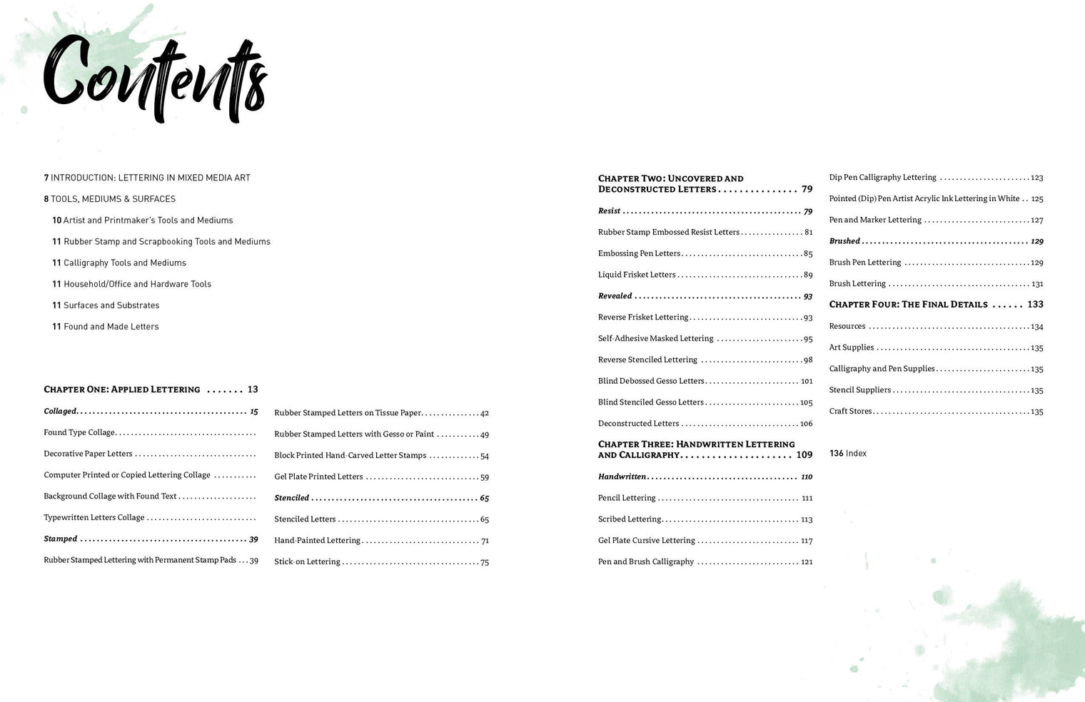 The Painted Word – Mixed Media Lettering Techniques by Caitlin Dundon (128 Pages
