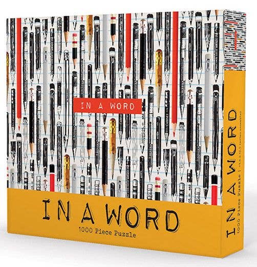 In A Word Puzzle – 1000 Piece Jigsaw Puzzle (27.5 x 19.5 in)