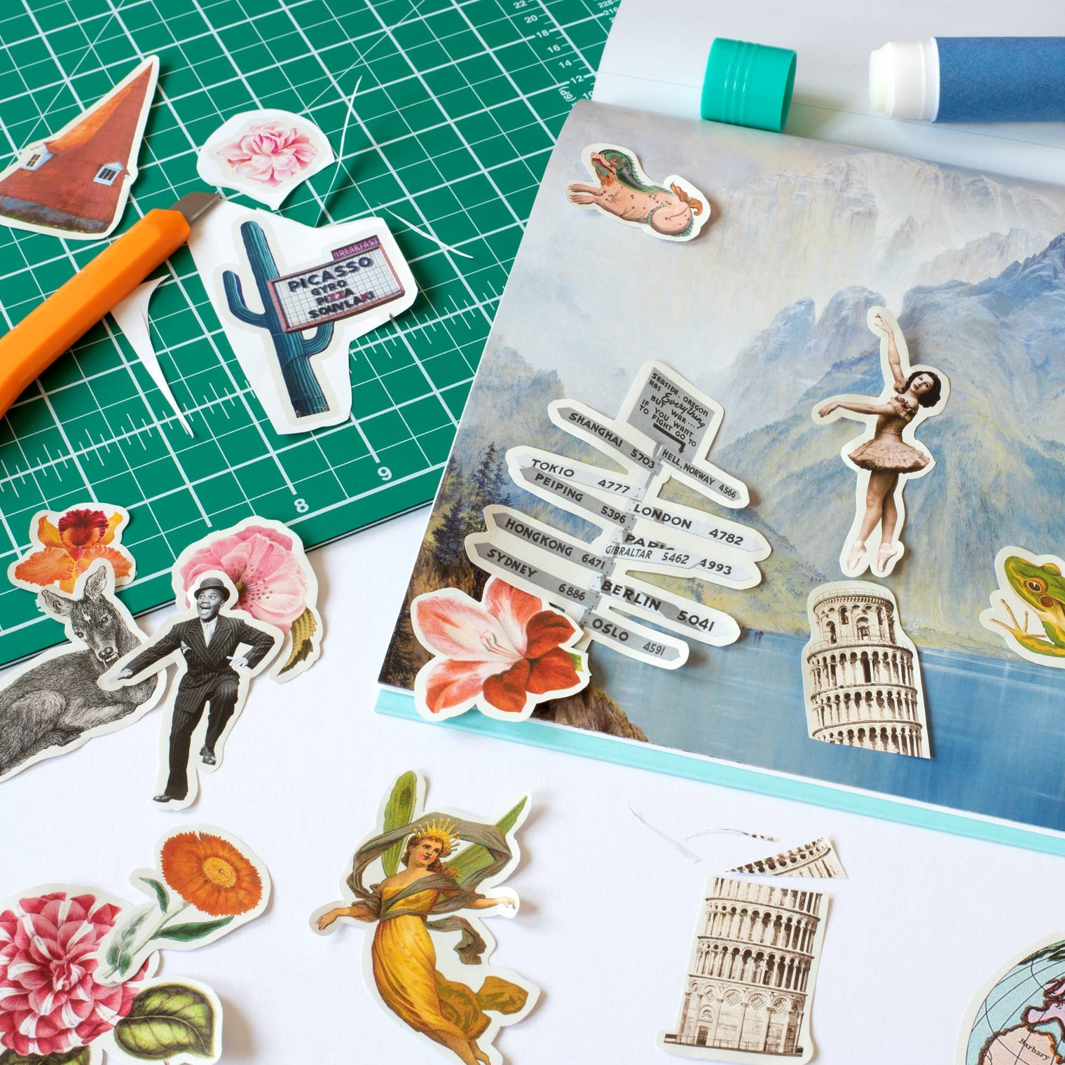 Cut Up This Book and Create Your Own Wonderland – Creative Collage & Art Activity Book