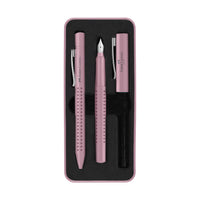 Faber-Castell Grip 2010 Fountain & Ballpoint Pen Gift Set – Rose Shadows