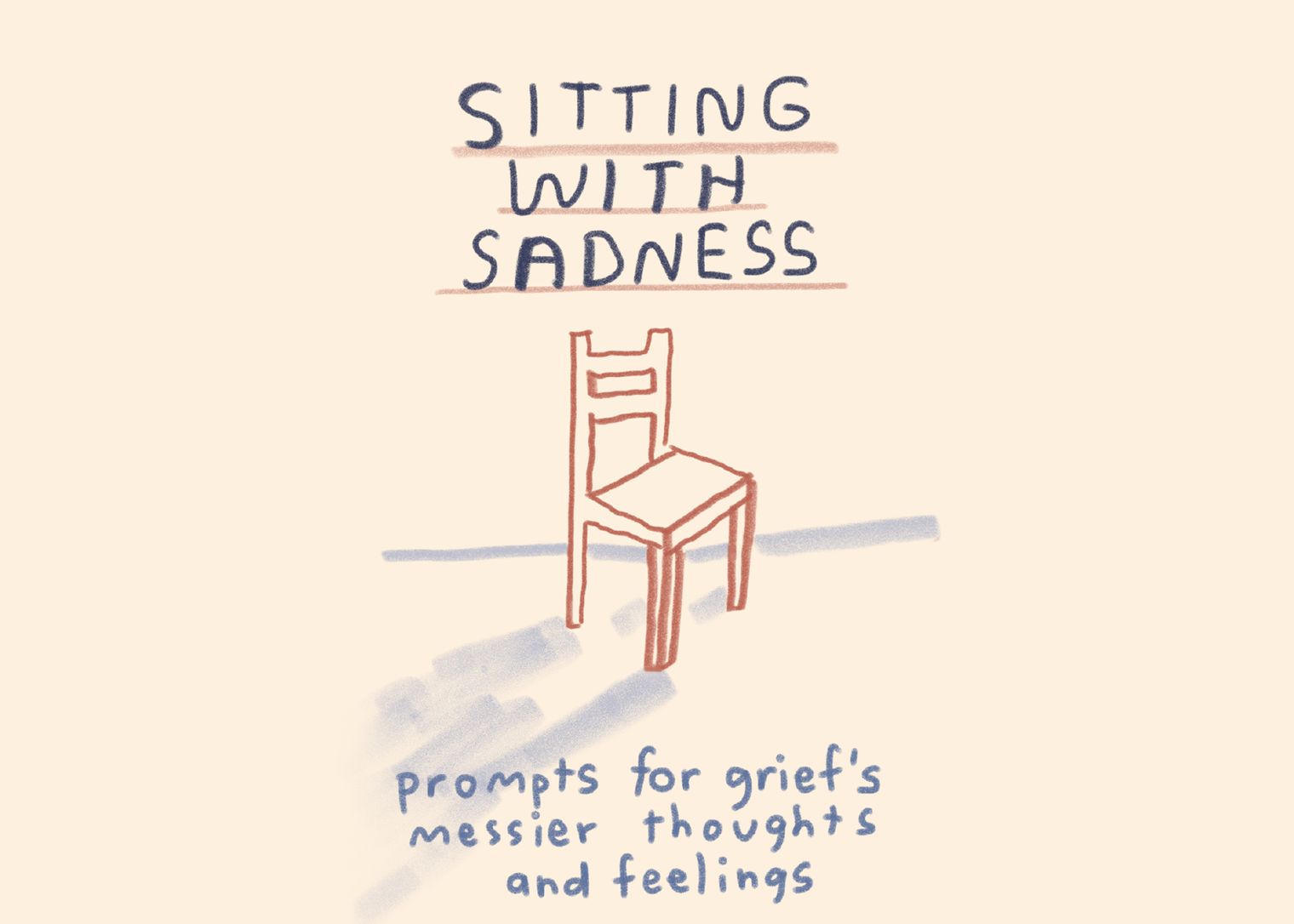 Sitting With Sadness Deck – Grief Reflection & Emotional Processing Prompt Cards