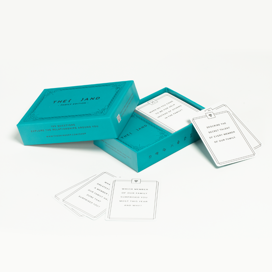 {THE AND} Family Edition Card Game – 199 Meaningful Conversation Questions for Family Connection & Deeper Understanding
