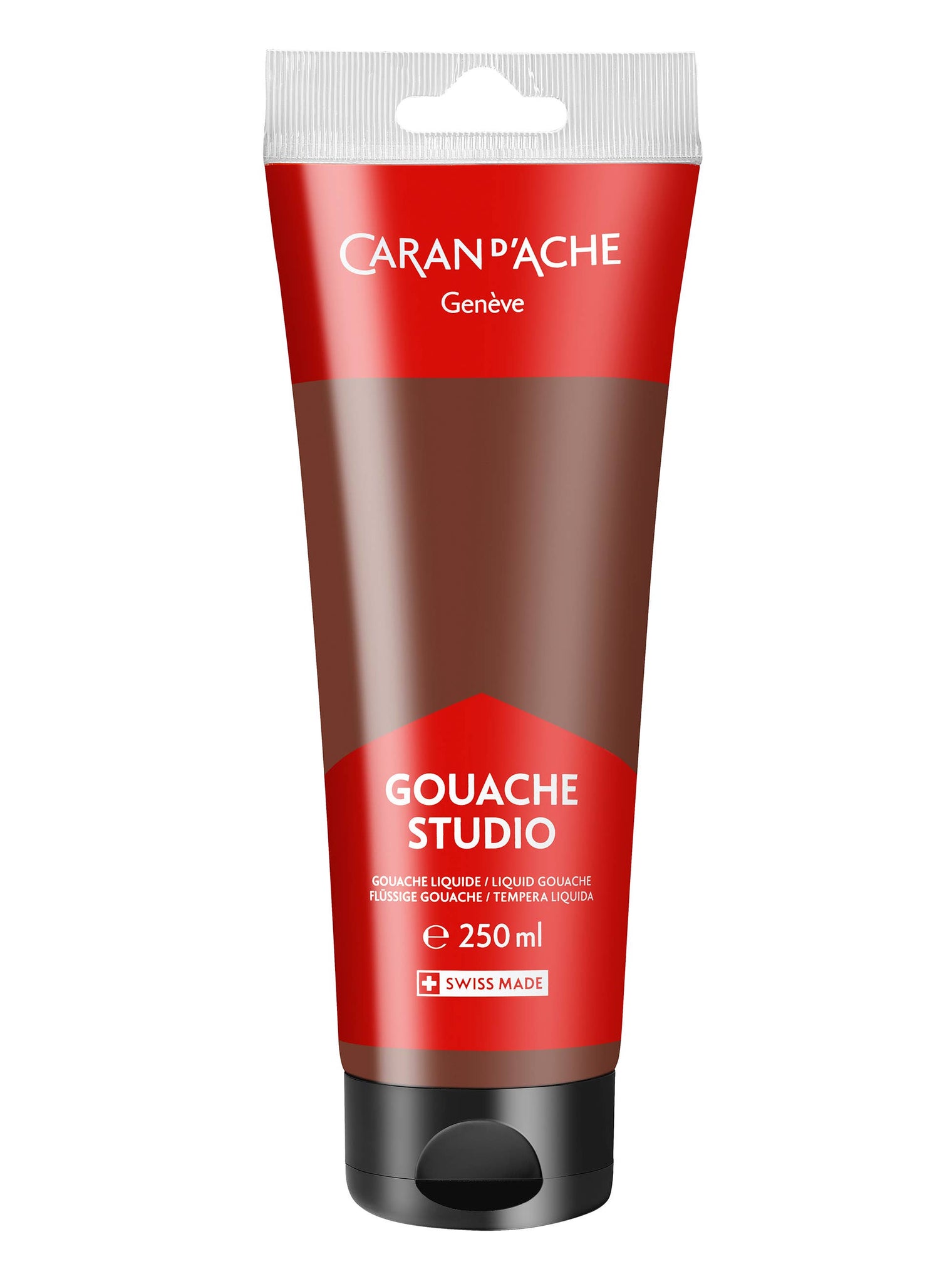 Caran d’Ache Burnt Sienna Gouache Paint Tube 250ml – Water-Based Gouache Paint