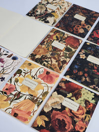 Lush Bouquet Notebook – Ruled Journal 8.27 x 5.83 in, 40 Pages, BV by Bruno Visconti