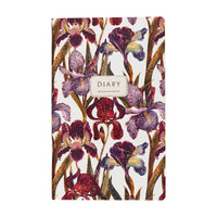A5 Vegan Leather Daily Planner, Irises