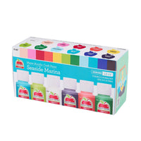 Apple Barrel Matte Seaside Marina Paint Set 12 Piece – 2 oz Acrylic Craft Paint Set
