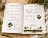 Grounded: A Nature Inspired Art Therapy Workbook for Reflection, Creativity & Emotional Wellness, Guided Art Therapy & Mindfulness Workbook