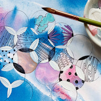 Mixed-Media Adventures with Kristy Rice – A Noncoloring Book (96 Pages)