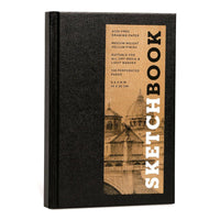 Small Hardcover Sketchbook – 5.5 x 8 Inch Black Sketchbook with Acid-Free Paper