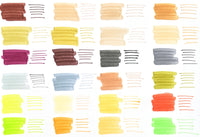 Studio Series Dual-Tip Skin Tone Markers Set of 24 – Fine Tip & Brush Tip Illustration Markers