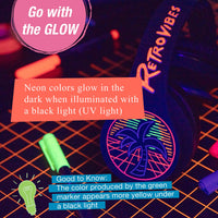Multi-Surface Creative Markers Neon Set – 6 Color Bullet Tip Pens, Faber-Castell