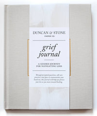 Grief Journal, Guided Grief & Memory Journal – Teal & Sand
