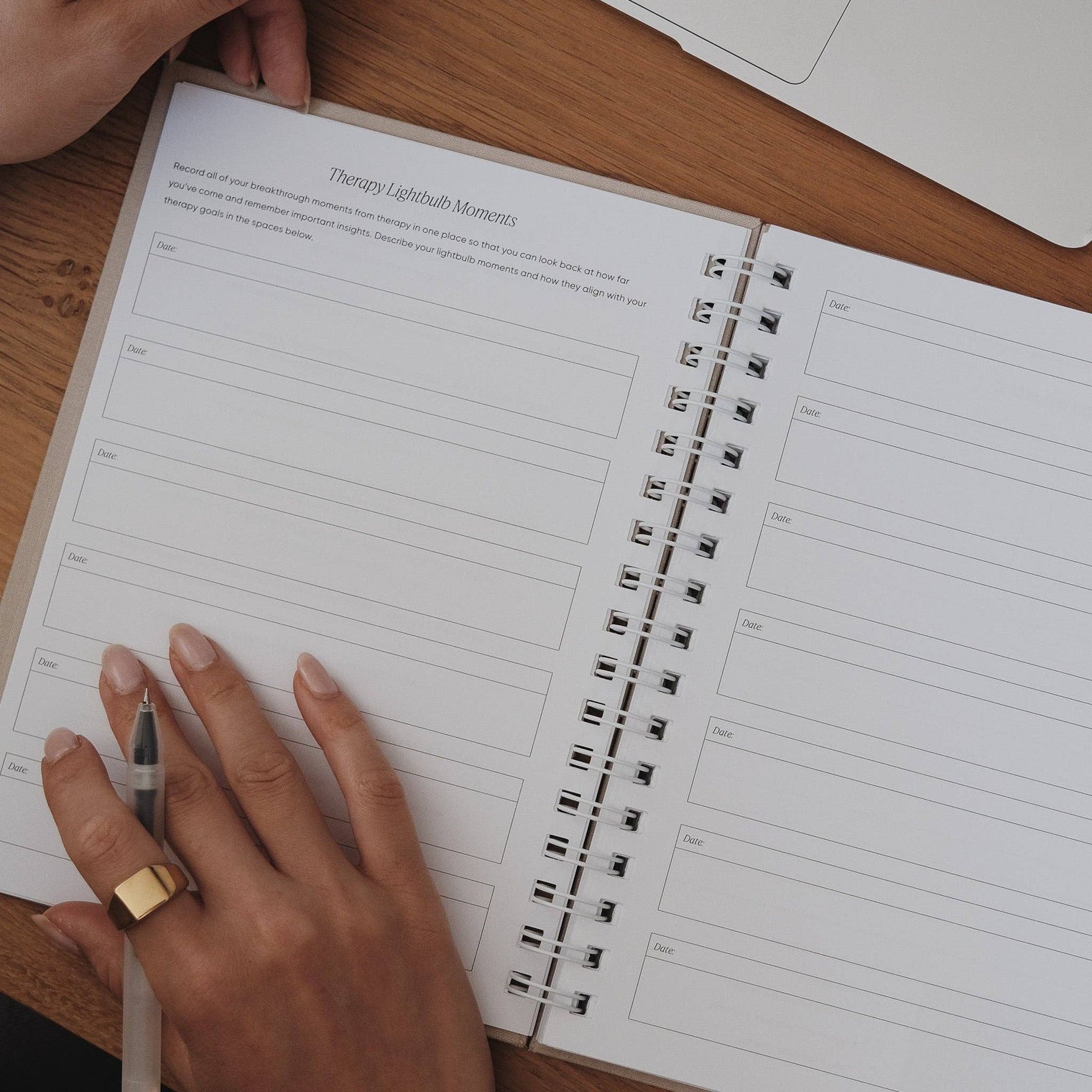 The Therapy Companion by Simple Self, Guided Therapy Journal for Session Notes, Reflection & Personal Growth
