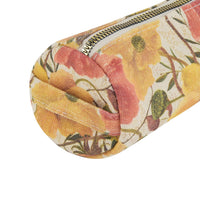 Pencil Pouch, Soft Petals – Floral Canvas Zipper Pencil Case, BV by Bruno Visconti