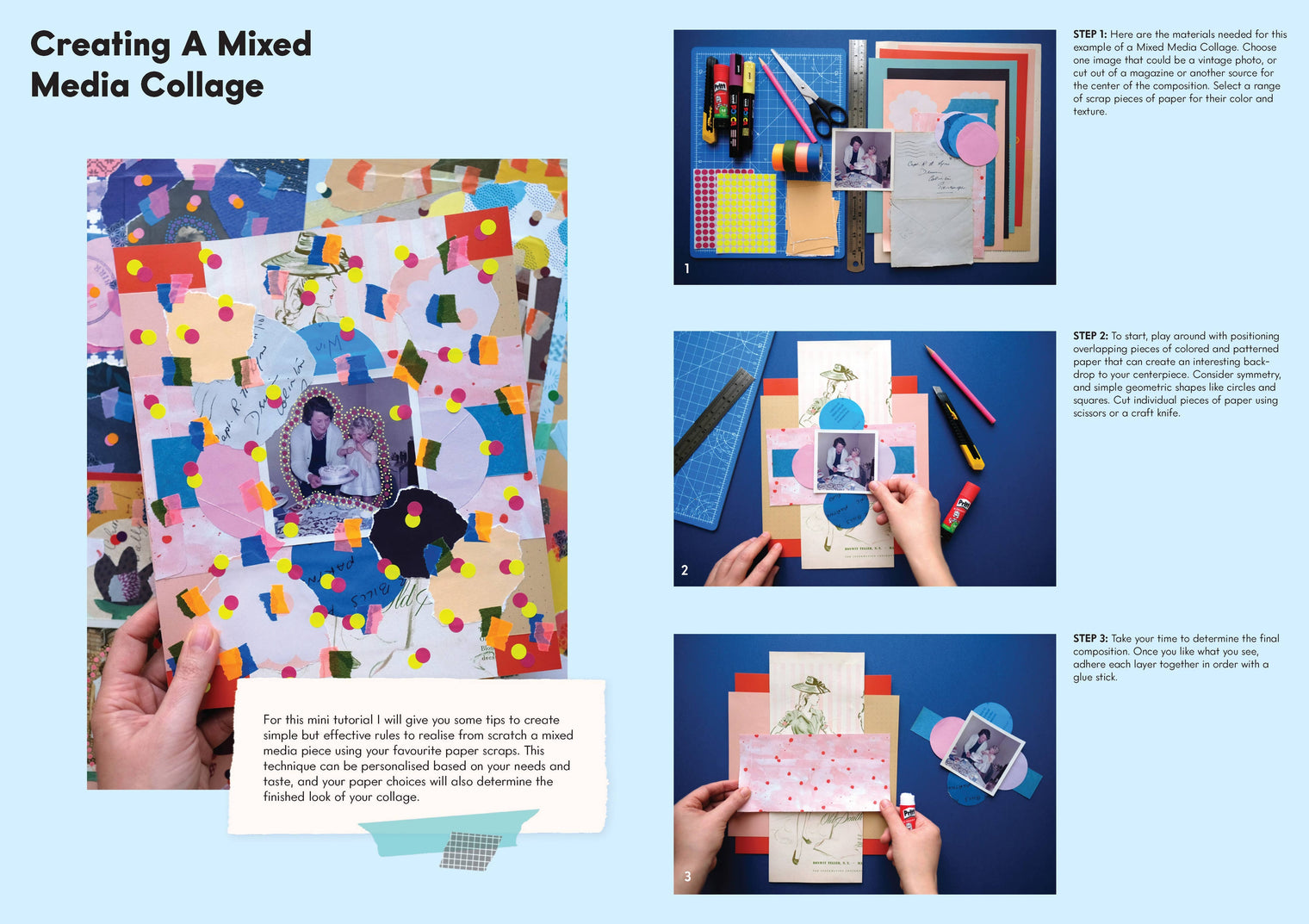 Creative Collage, Mixed Media Art Book with Step-by-Step Collage Techniques & Projects