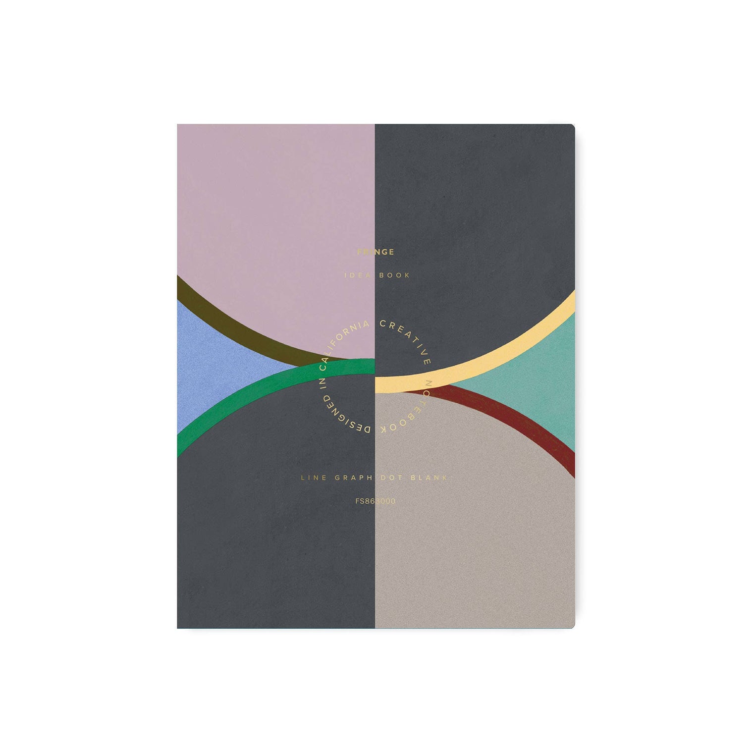 ESP Creative Detour Creative Notebook – 256 Page Mixed Layout Journal, Fringe Studio