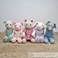 DIY Knitting Kit, Emma Cat – Yarn Craft Kit with Pattern- Knitting Needles NOT Included