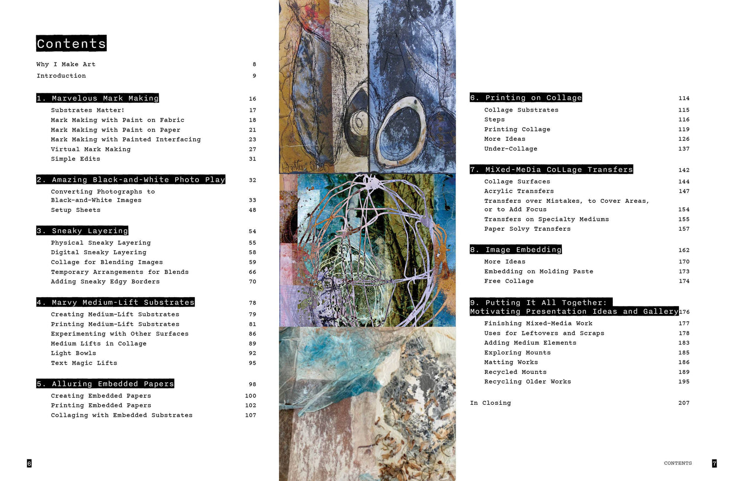 Explorations with Collage! – Merging Photographs, Paper, and Fiber by Wen Redmond (208 Pages)