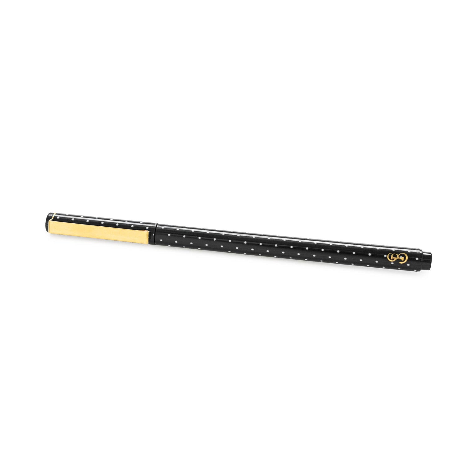 White Pindot Felt Tip Pen (Single Pen) – Black Ink Writing Pen