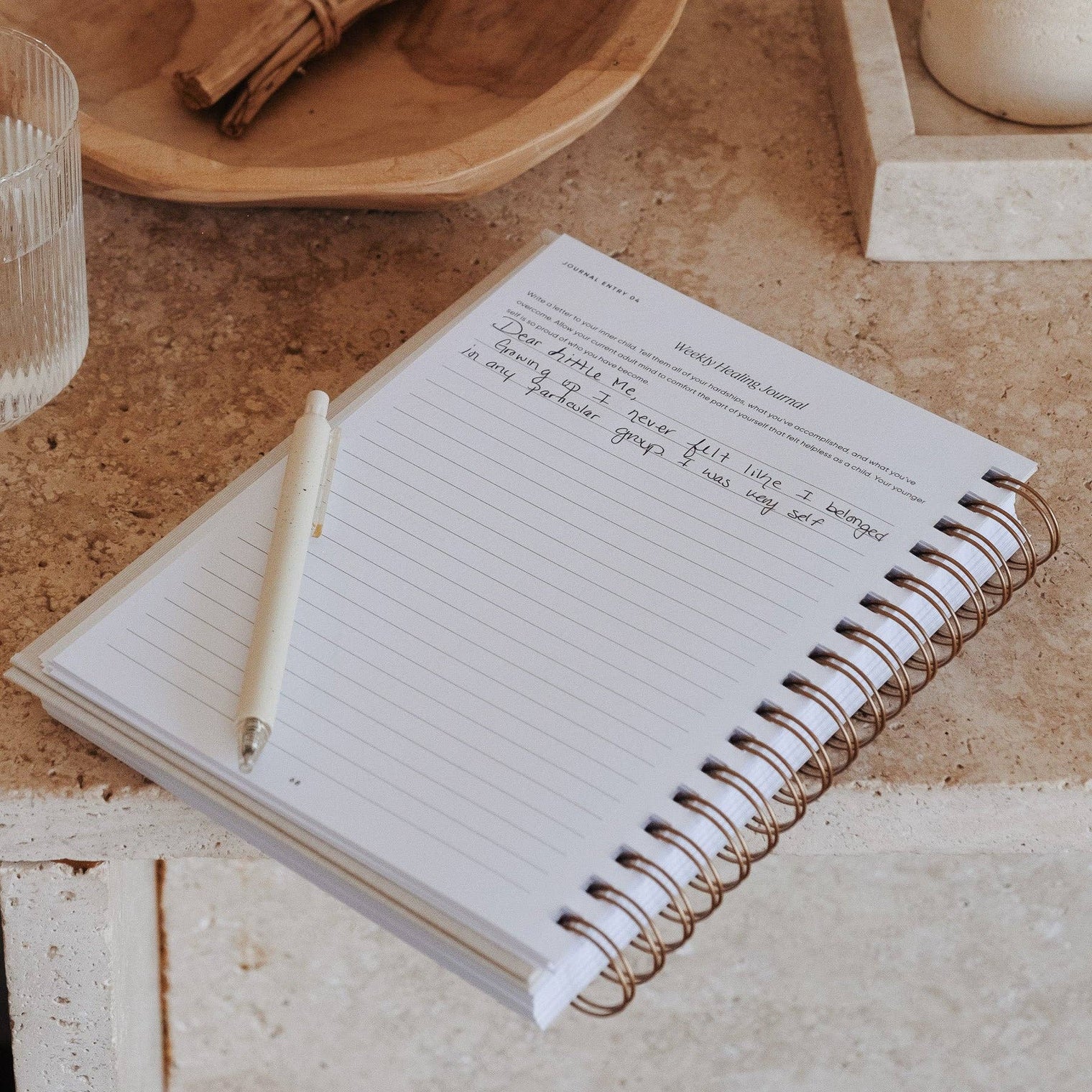 The Inner Work Journal by Simple Self, 13-Week Guided Mental Health Journal for Reflection, Self-Discovery & Personal Growth