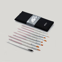 ARTIFY 9-Piece Travel Watercolor Brush Set – Multi-Shape Portable Brushes for Artists