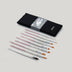 ARTIFY 9-Piece Travel Watercolor Brush Set – Multi-Shape Portable Brushes for Artists