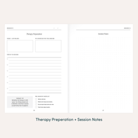 The Therapy Companion by Simple Self, Guided Therapy Journal for Session Notes, Reflection & Personal Growth