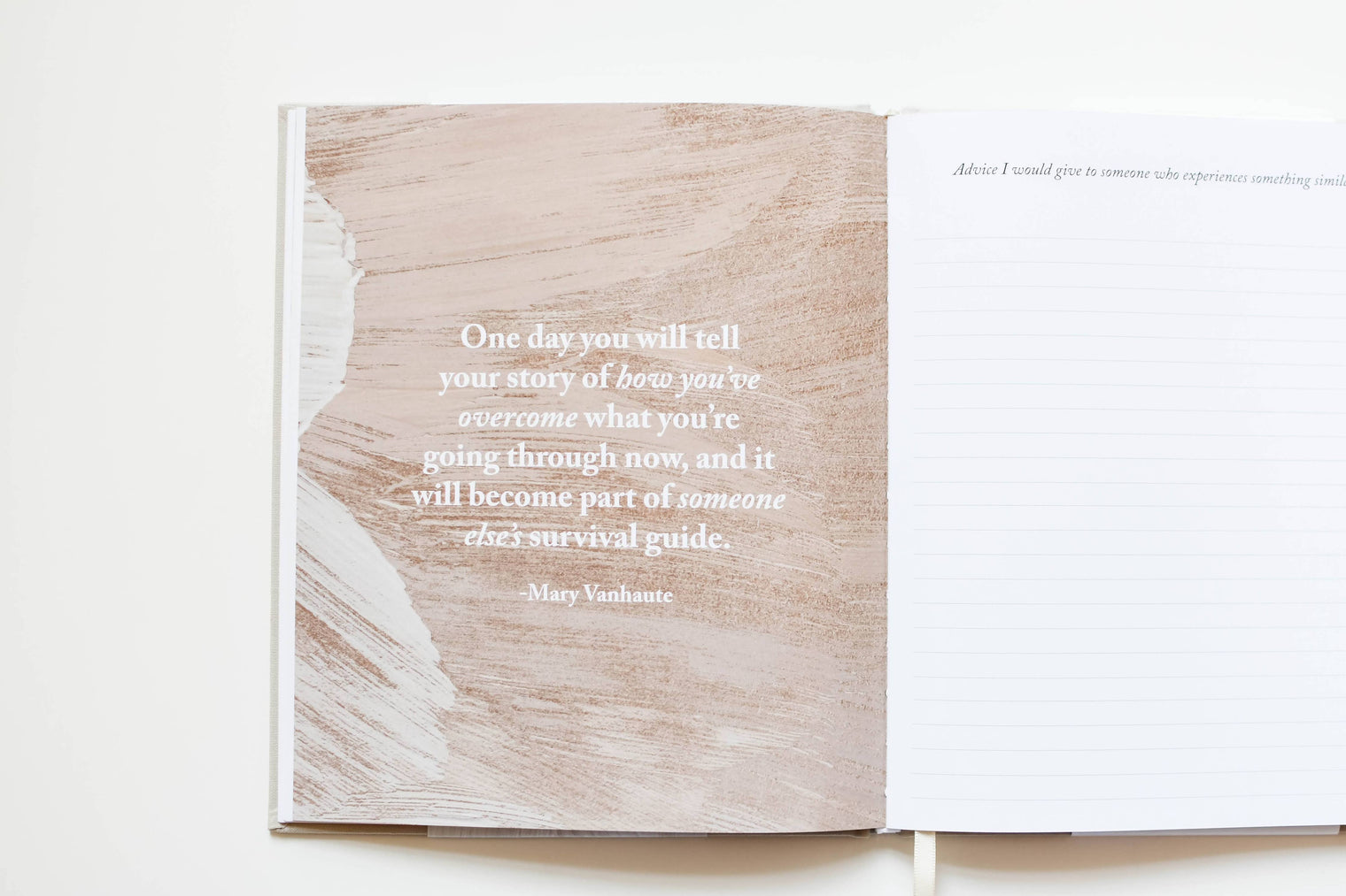 Grief Journal, Guided Grief & Memory Journal – Teal & Sand