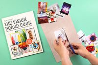 The Vision Board Book – 700+ Words & Images Vision Board Kit by Free Period Press