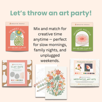 Zen Desert Meditative Paint by Number Kit – Easel Gift Set, Breathe People