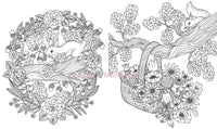 Twilight Garden Coloring Book – Hardcover Coloring Book by Maria Trolle (96 Pages)