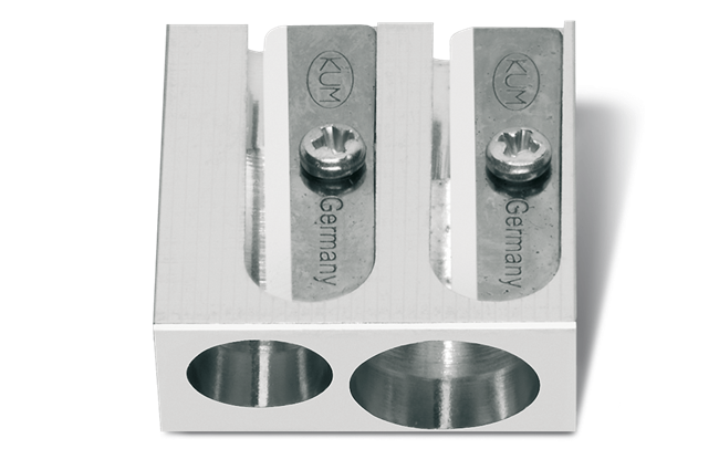 Caran d’Ache Double Pencil Sharpener – Magnesium Body (Office & School Use)