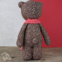 DIY Crochet Kit, Bobbi Bear – Amigurumi Crochet Kit (20 cm Finished Size)- 3 mm Crochet Hook NOT Included