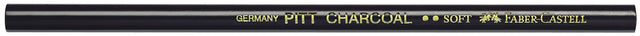 Natural Charcoal Pencil Set – Soft, Medium & Hard (3 Count), by Faber-Castell