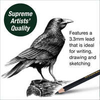 Faber-Castell Pitt Graphite Matte Pencil Sketching Set – 2B, 6B, 10B, 14B